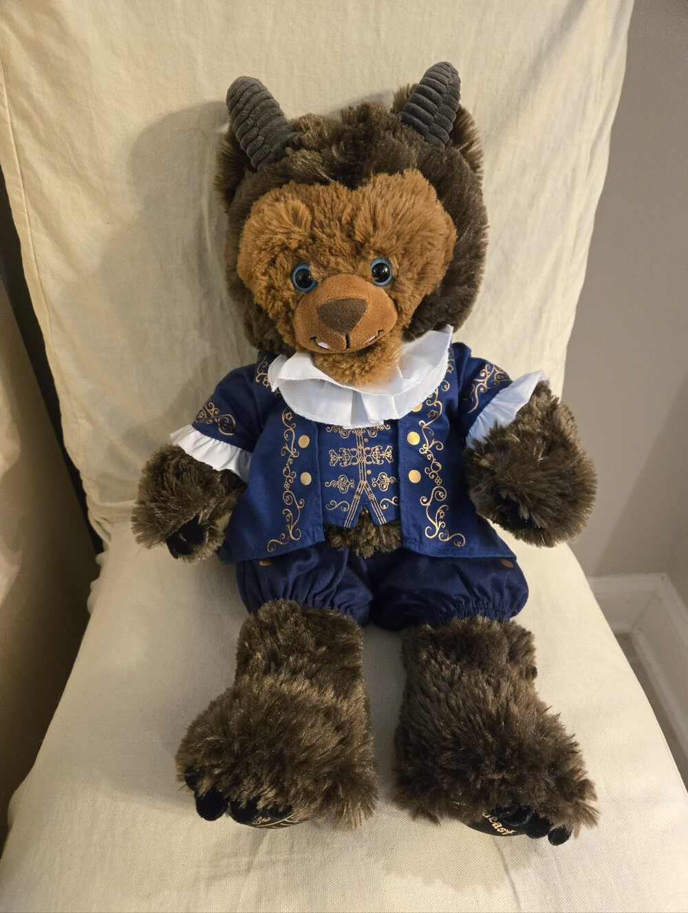 Build-A-Bear Disney Beauty and the Beast, Beast Plush with Outfit